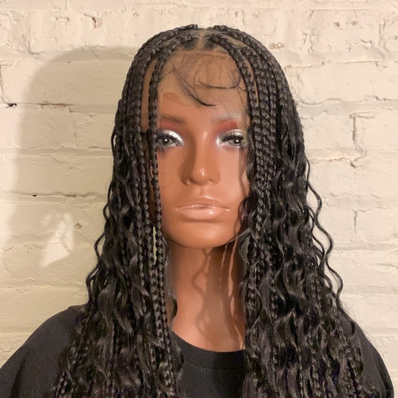 Boho Braided Full Lace Wig 36”Long Synthetic - Picture 7 of 9
